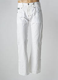 Pantalon drept țesătură poplin mărime normală alb G STAR femeie