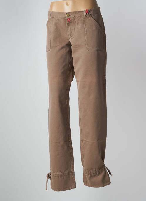 Blugi cu croială dreaptă maro BE YOU K femeie