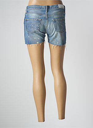 Șort țesătură denim talie joasă albastru RWD femeie