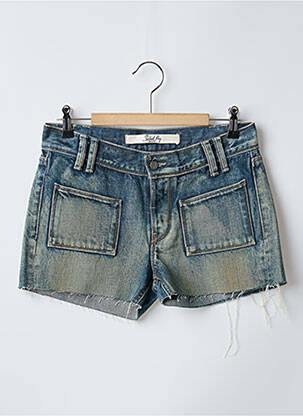 Șort țesătură denim mărime normală albastru SCHOOL RAG femeie