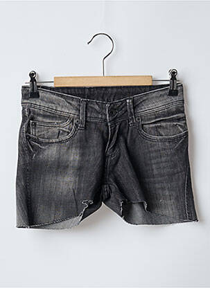 Șort țesătură denim talie joasă gri KAPORAL femeie