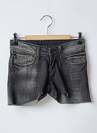 Șort țesătură denim talie joasă gri KAPORAL femeie