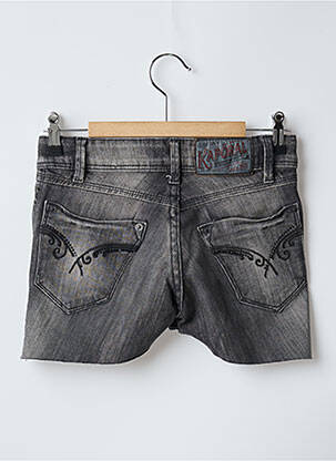 Șort țesătură denim talie joasă gri KAPORAL femeie