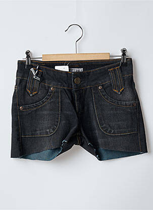 Șort țesătură denim talie joasă negru LEE femeie