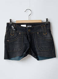 Șort țesătură denim talie joasă negru LEE femeie