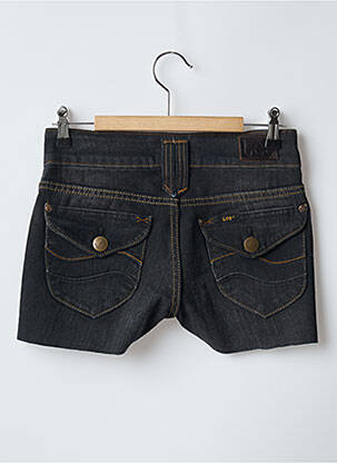Șort țesătură denim talie joasă negru LEE femeie