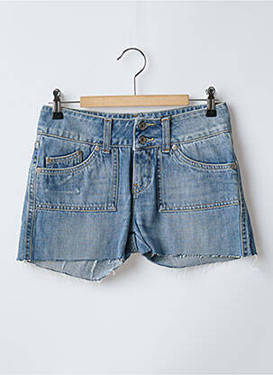 Șort țesătură denim talie joasă albastru RWD femeie