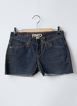 Șort țesătură denim talie joasă albastru RWD femeie