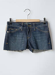 Șort țesătură denim talie joasă albastru RWD femeie