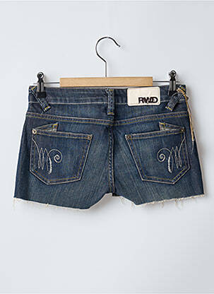 Șort țesătură denim talie joasă albastru RWD femeie