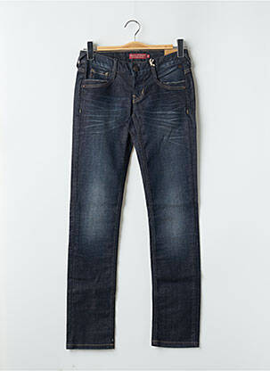 Blugi cu croială slim albastru FREEMAN T.PORTER femeie