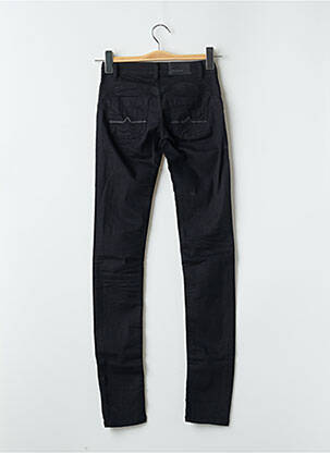 Blugi skinny elasticitate talie joasă negru DONOVAN femeie