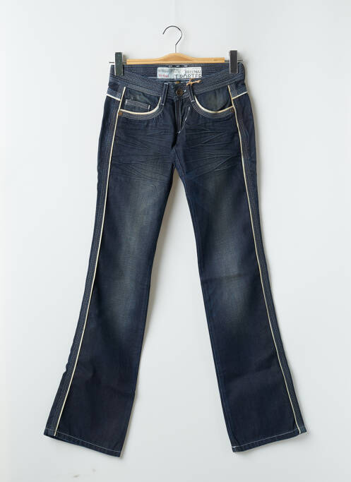 Blugi cu croială dreaptă albastru FREEMAN T.PORTER femeie