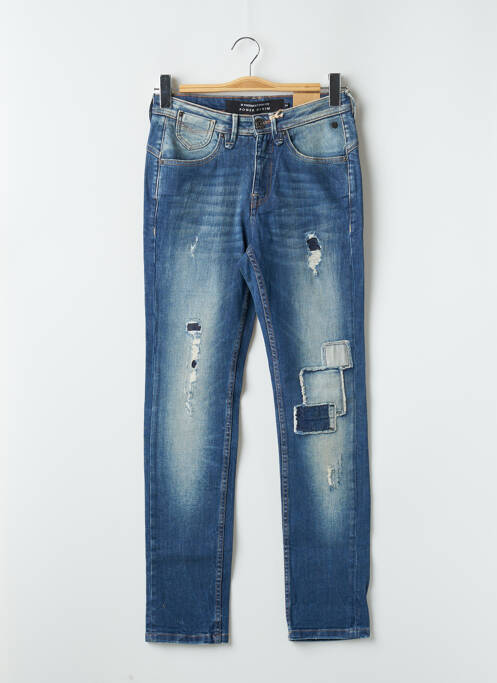 Blugi cu croială slim albastru FREEMAN T.PORTER femeie