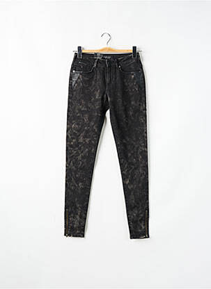 Blugi cu croială slim elasticitate talie joasă negru MAISON SCOTCH femeie