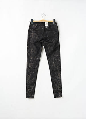Blugi cu croială slim elasticitate talie joasă negru MAISON SCOTCH femeie