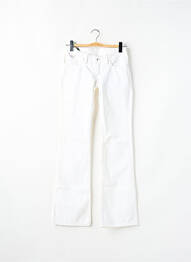 Blugi bootcut buzunare talie joasă alb KAPORAL femme