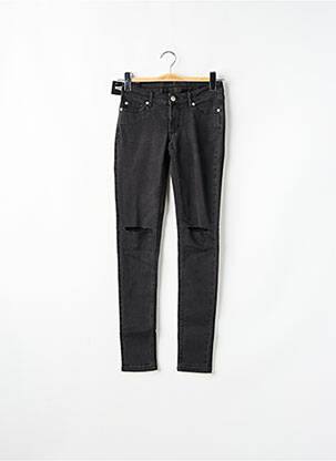 Blugi cu croială dreaptă elasticitate talie joasă negru CHEAP MONDAY femeie