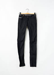 Blugi skinny elasticitate talie joasă negru DONOVAN femme