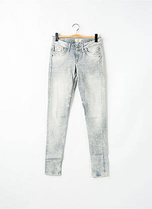 Blugi cu croială slim talie joasă talie joasă gri PEPE JEANS femeie