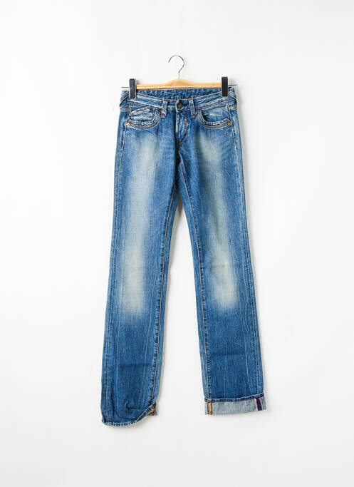 Blugi cu croială dreaptă albastru LE TEMPS DES CERISES femeie