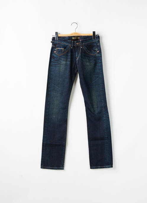 Blugi cu croială dreaptă albastru FIVE PM femeie