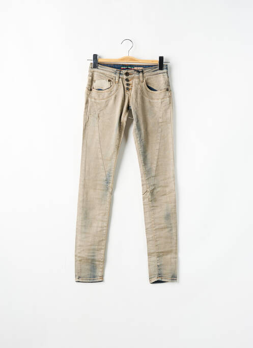 Blugi cu croială slim gri PLEASE femeie