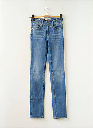 Blugi cu croială slim albastru LEVIS femeie