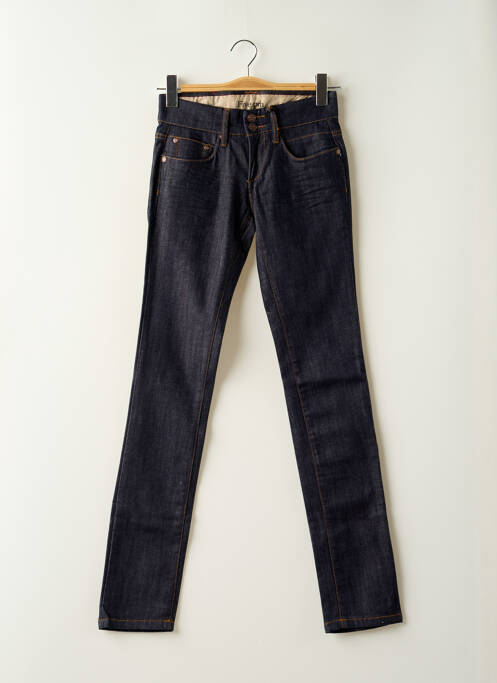 Blugi cu croială slim albastru FIVE PM femeie