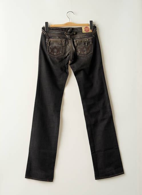 Blugi cu croială dreaptă gri LE TEMPS DES CERISES femeie