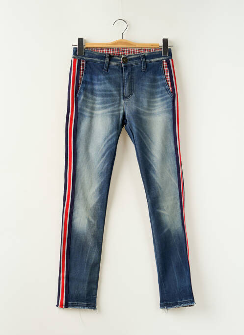 Blugi cu croială slim albastru PLEASE femeie