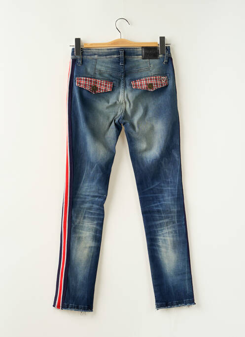 Blugi cu croială slim albastru PLEASE femeie