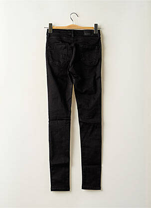 Blugi skinny elasticitate talie joasă negru DONOVAN femeie