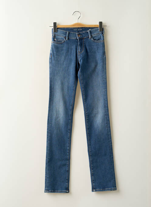 Blugi cu croială slim albastru TEDDY SMITH femeie