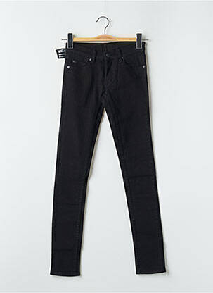 Blugi cu croială slim elasticitate talie joasă negru CHEAP MONDAY femeie