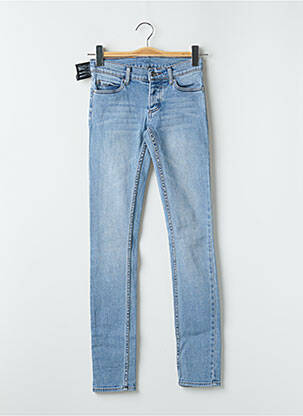 Blugi cu croială slim albastru CHEAP MONDAY femeie