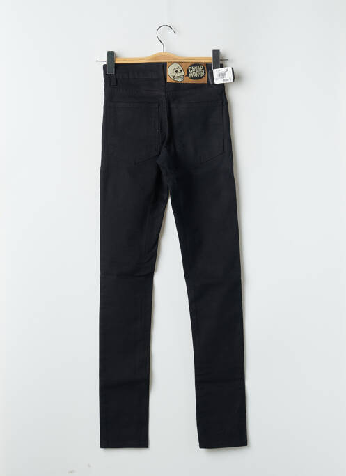 Blugi cu croială slim negru CHEAP MONDAY femeie