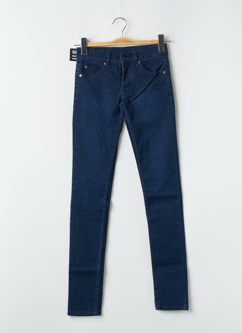 Blugi cu croială slim albastru CHEAP MONDAY femeie