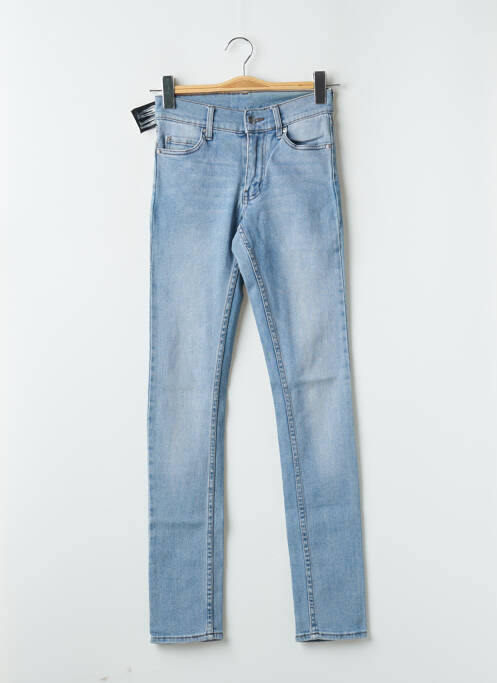 Blugi cu croială slim albastru CHEAP MONDAY femeie