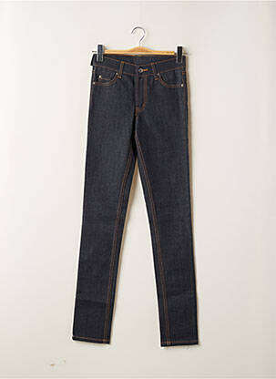 Blugi cu croială slim albastru CHEAP MONDAY femeie