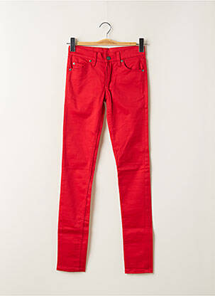 Pantalon slim roșu CHEAP MONDAY femeie