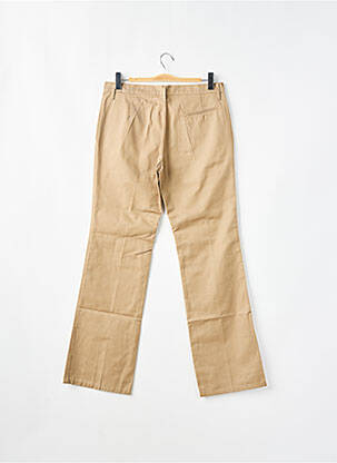 Pantalon chino țesătură poplin mărime normală bej BE YOU K femeie