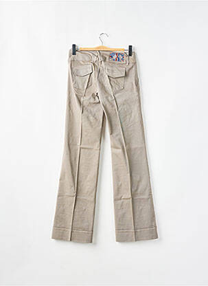 Pantalon chino țesătură poplin mărime normală gri BE YOU K femeie