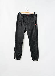 Pantalon drept închidere cu fermoar sub clapetă cu nasturi mărime normală negru BE YOU K femeie