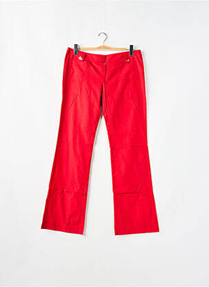 Pantalon drept țesătură poplin mărime normală roșu BE YOU K femeie