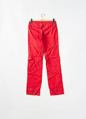 Pantalon drept țesătură poplin mărime normală roșu BE YOU K femeie