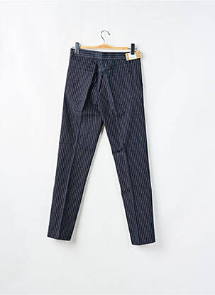 Pantalon slim țesătură poplin mărime normală albastru CHEAP MONDAY femeie