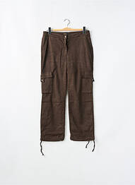 Pantalon cargo croială dreaptă mărime normală maro CHEYENNE femeie