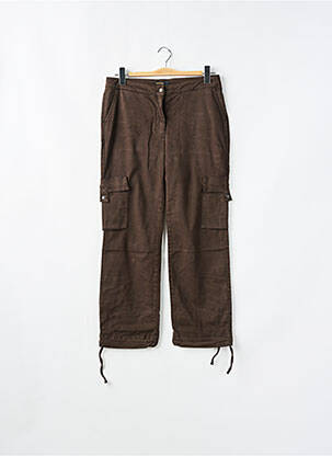 Pantalon cargo maro CHEYENNE femeie
