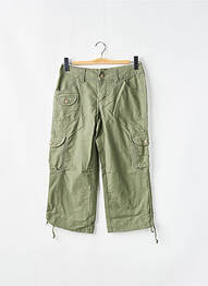 Pantalon trei sferturi croială dreaptă mărime normală verde ESPRIT femme